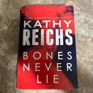 Bones Never Lie Hardcover - Red/Black Large Print